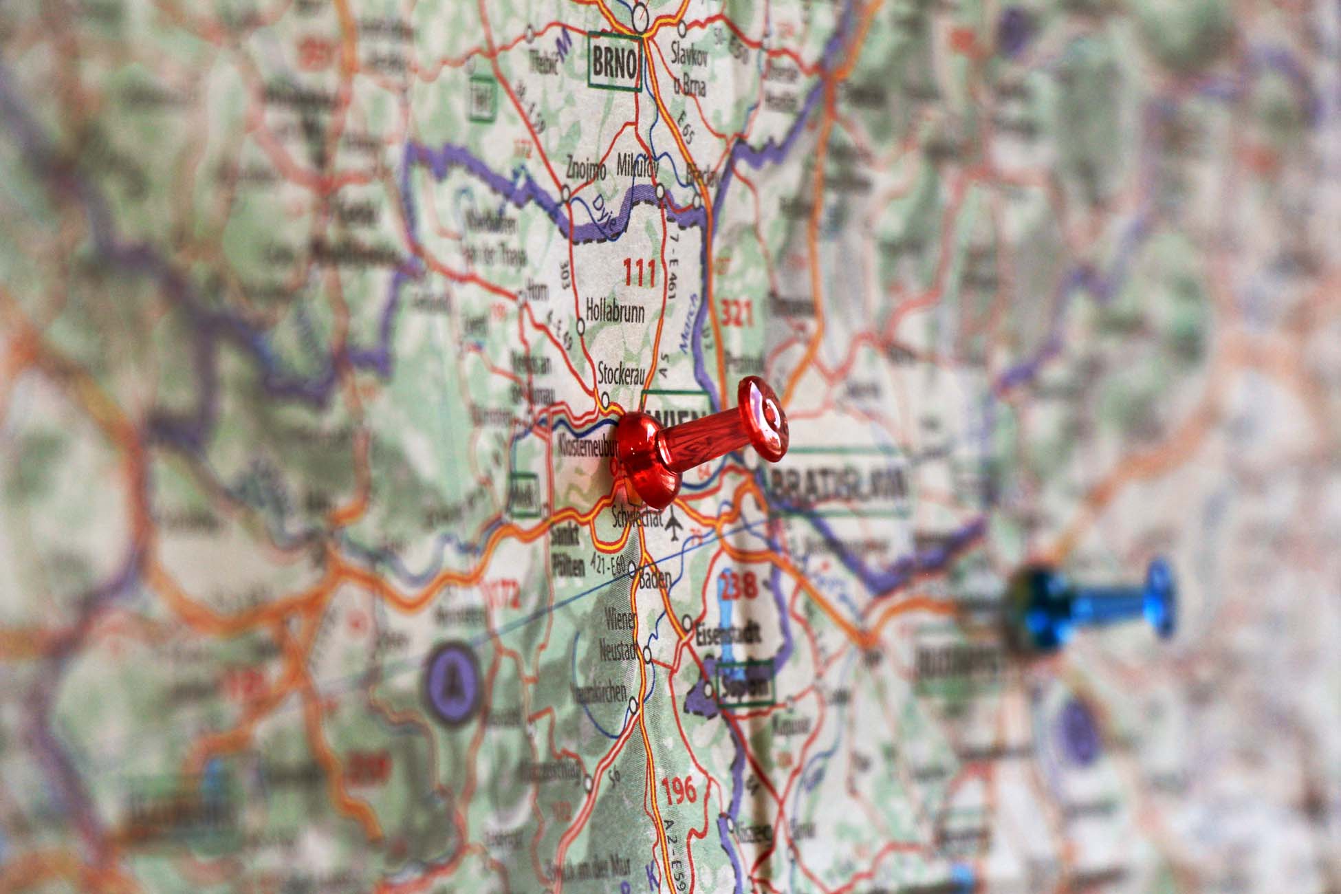 mappa con punti segnalati